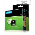 Sanford DYMO® LW Address Labels 1 1/8" x 3 1/2" Black on White - Pkg Qty 10 30252